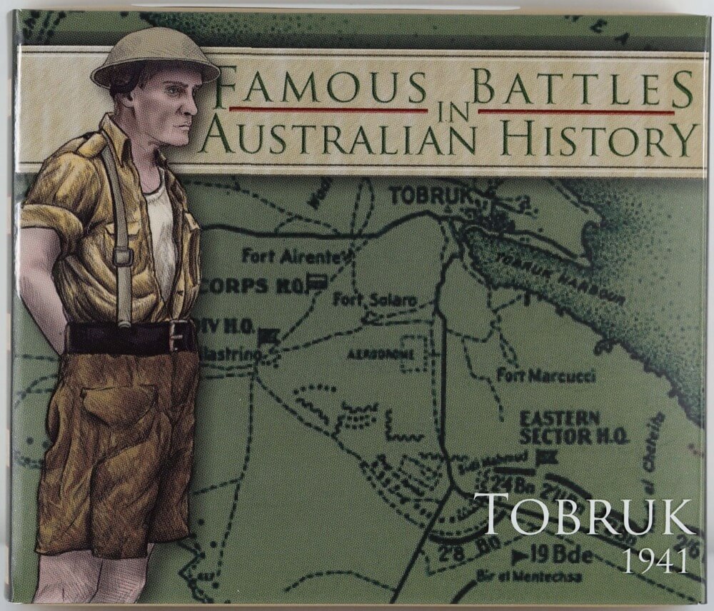 2011 Silver 1oz Proof Coin Famous Australian Battles - Tobruk product image