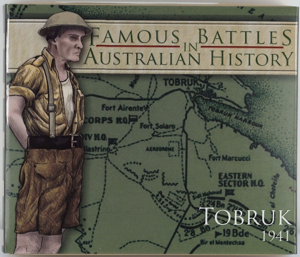 2011 Silver 1oz Proof Coin Famous Australian Battles - Tobruk product image