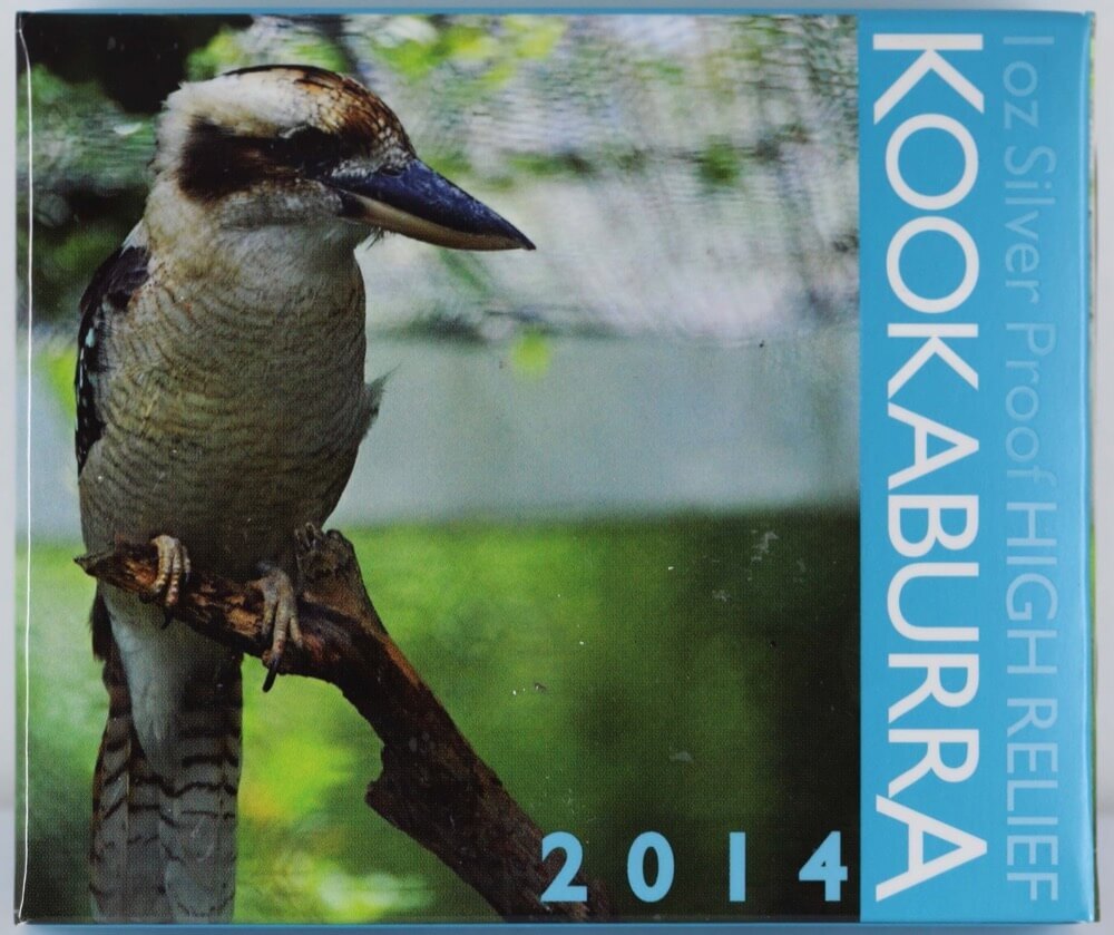 2014 Silver High Relief Proof 1oz Coin Kookaburra product image