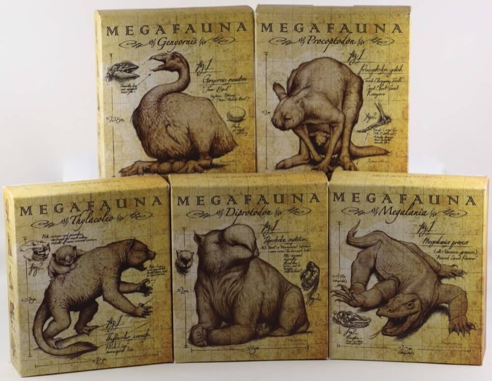 2013-2014 Silver 1oz Proof 5 Coin Set Coin Megafauna product image