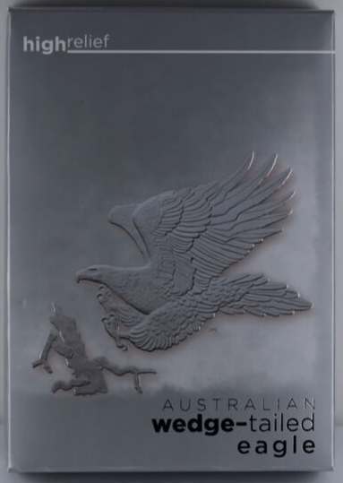 2015 Silver High Relief 1oz Proof Coin Wedge Tailed Eagle product image