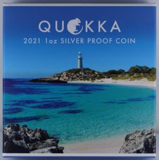 2021 Silver 1oz Proof Coin Quokka product image