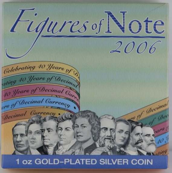 2006 Silver 1oz Proof Coin Figures of Note - 1 Dollar product image