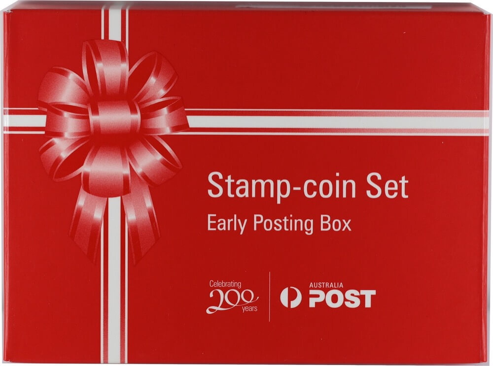 2009 Silver 1/2oz Proof Coin Early Posting Box Stamp-Coin Set product image