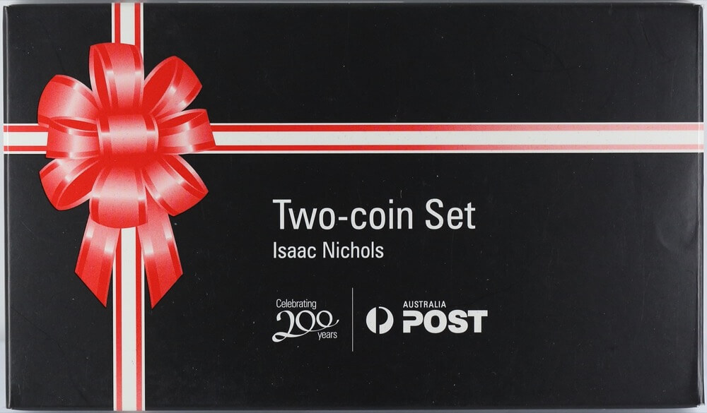 2009 Silver 1oz & 1 Proof 2 Coin Set Isaac Nicholas product image