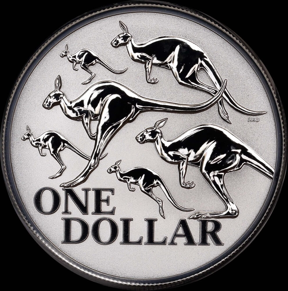 2020 Silver 1 Dollar Coin Red Kangaroo product image