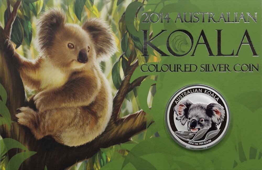 2014 Silver 1 oz Coloured Coin Koala product image