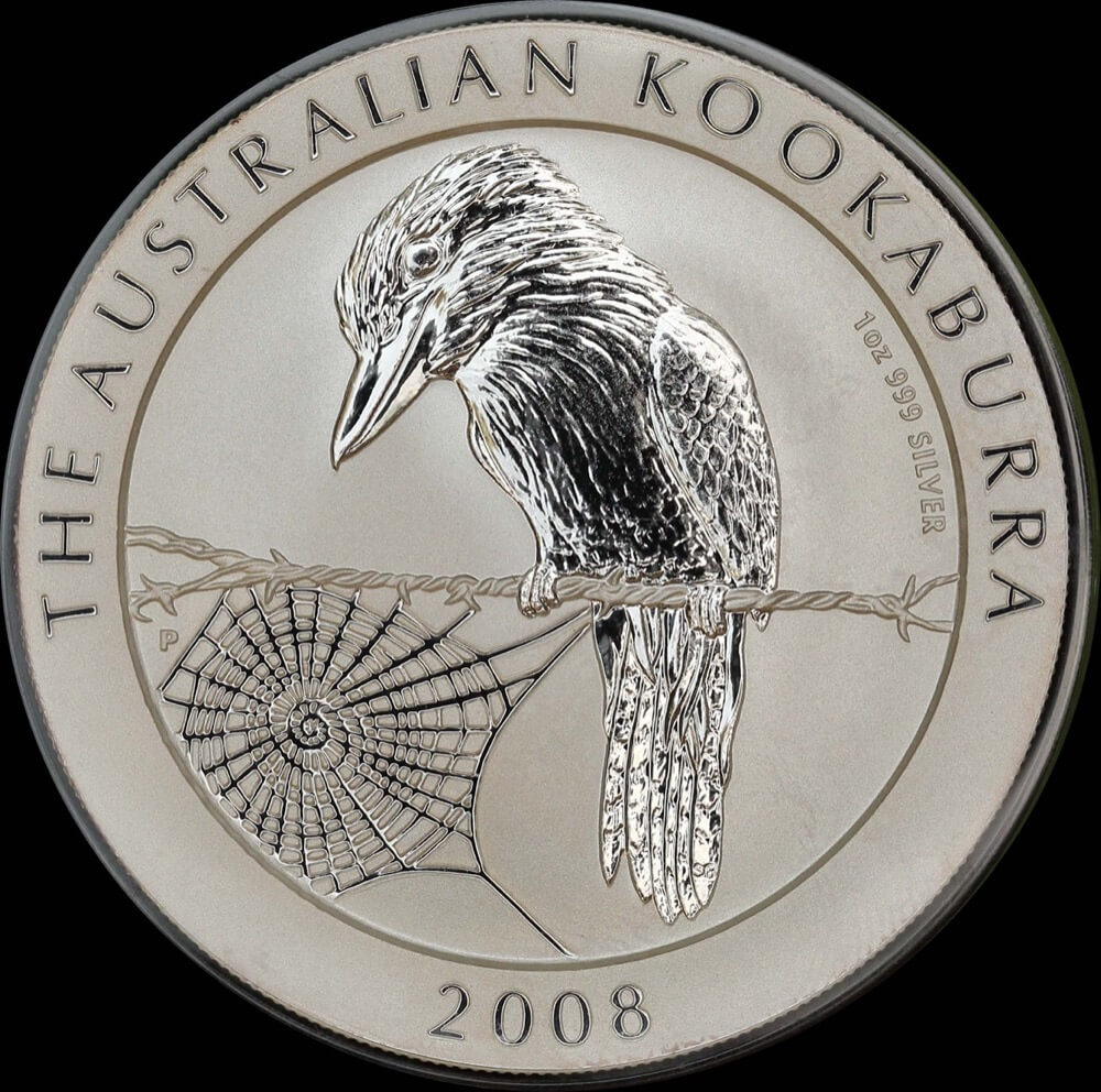 2008 Silver 1oz Unc Coin Kookaburra product image