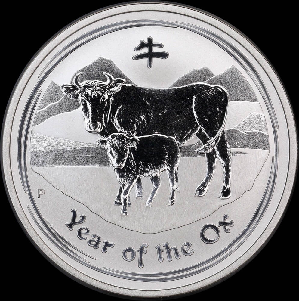 2009 Silver 1oz Unc Coin Lunar Ox - Series II product image