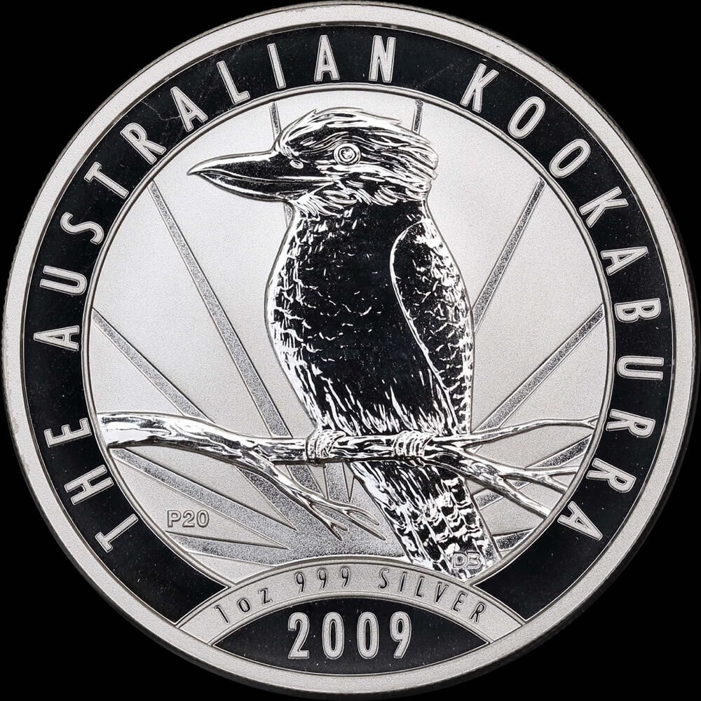 2009 Silver 1oz Unc Coin Kookaburra product image