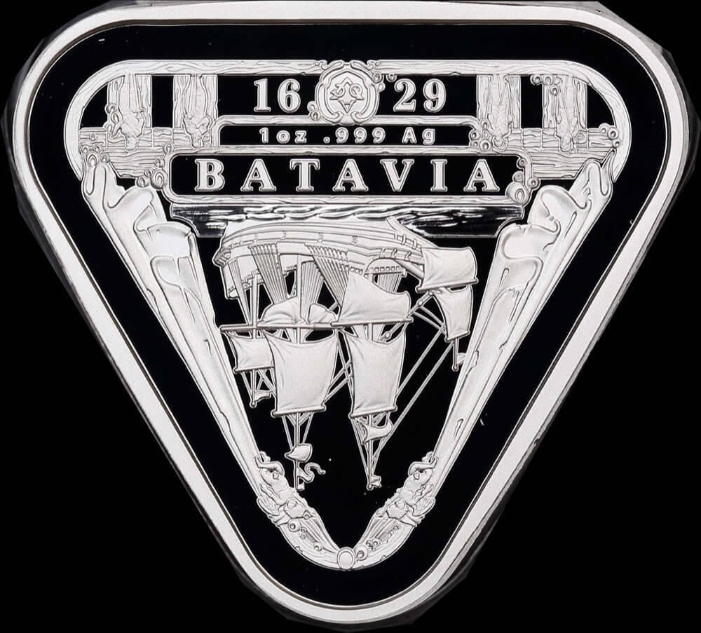 2019 Silver Triangular 1 Dollar Coin Batavia product image