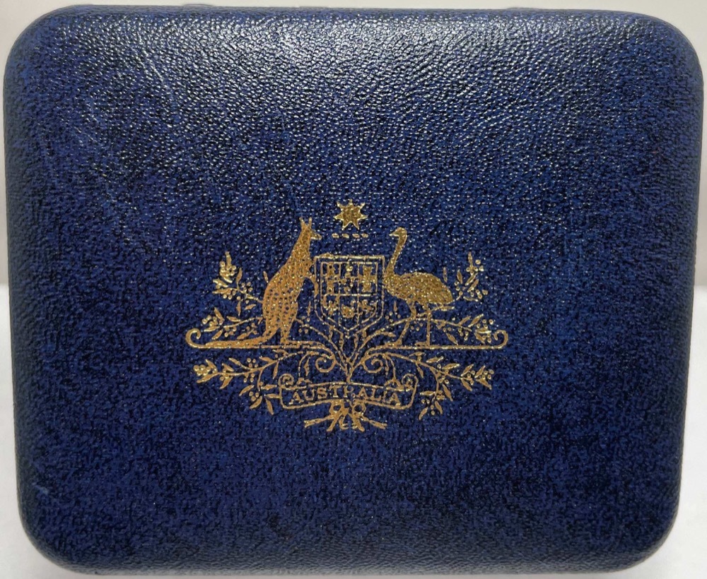 Royal Australian Mint Canberra Gilt Bronze Medallion ca 1977 - 1981 In Presentation Case product image