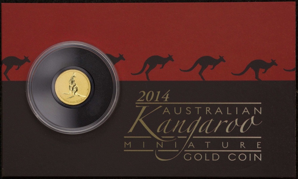 2014 Gold Half Gram  Coin Mini Kangaroo product image