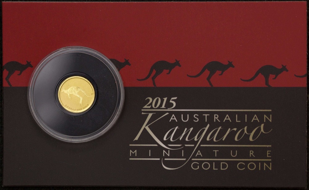2015 Gold Half Gram  Coin Mini Kangaroo product image