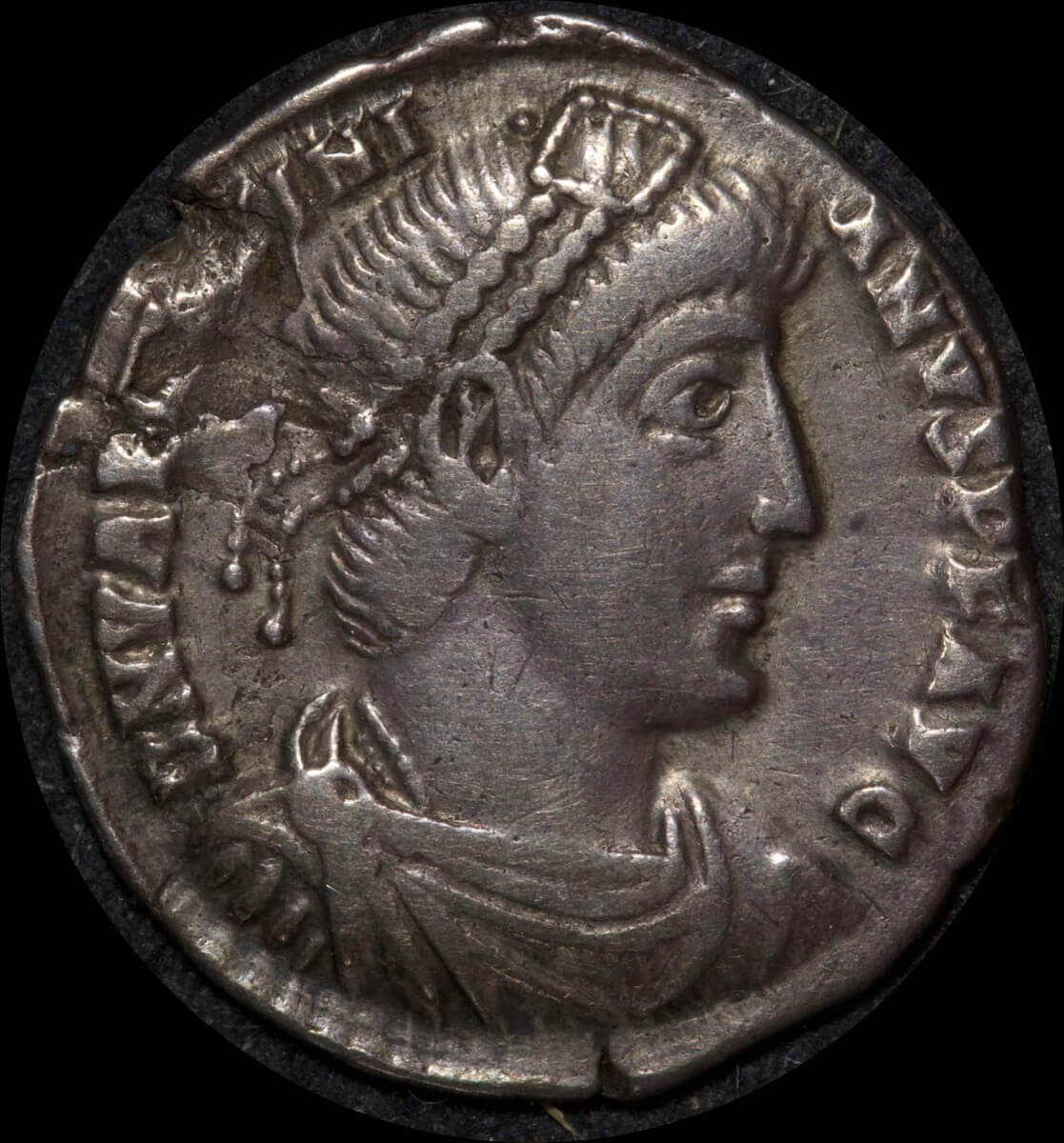 Ancient Rome (Imperial)  364-375 AD Valentinian Silver Siliqua Roma RIC X 2078 Very Fine product image