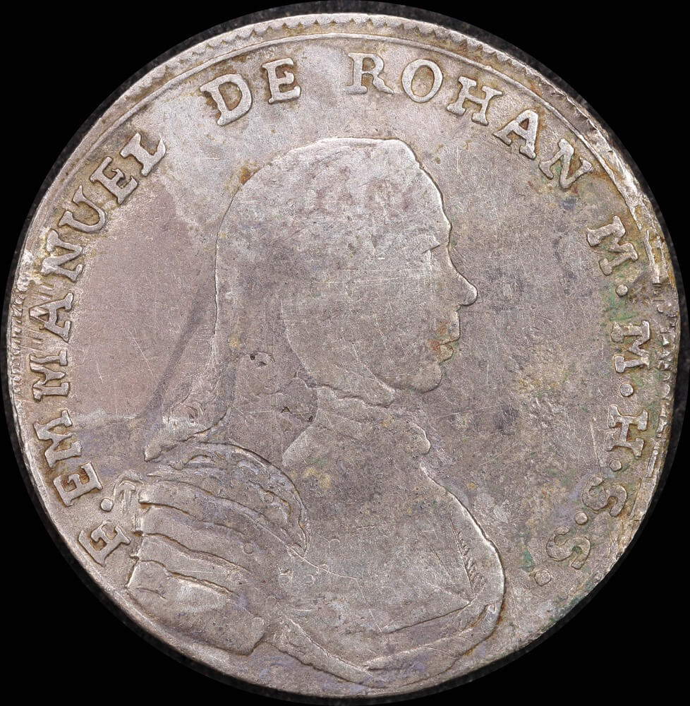 Malta (Knights of) 1776 Silver Scudo KM# 305.1 Good Fine product image