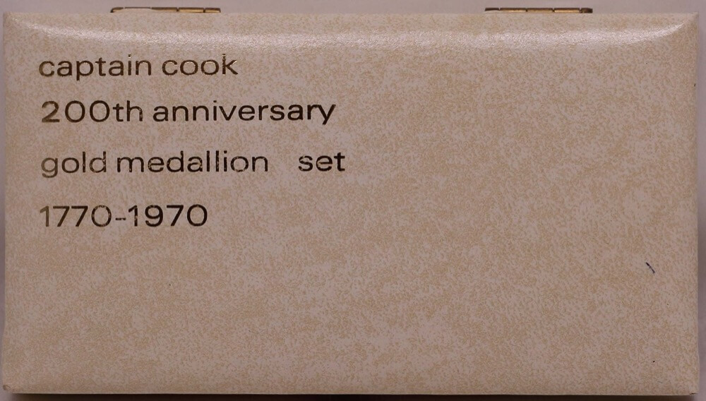 1970 Matthey Garrett Gold Medal Pair - Captain Cook 200th Anniversary product image