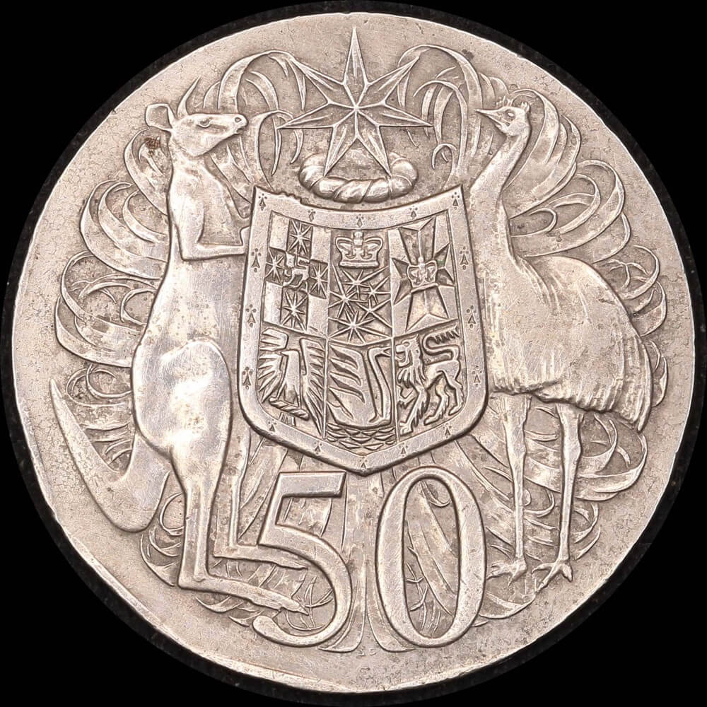 Australia 1978 50 Cent Error Coin (Struck On 20 Cent Planchet) PCGS Genuine product image