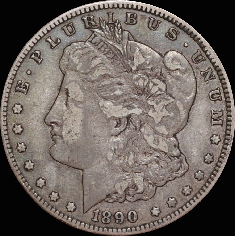 United States 1890-CC Silver Morgan Dollar Very Fine product image