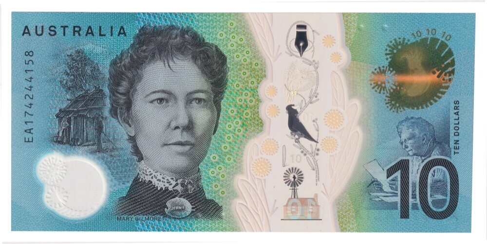 2017 $10 Note EA17 Last Prefix Lowe / Fraser R#326L Uncirculated product image