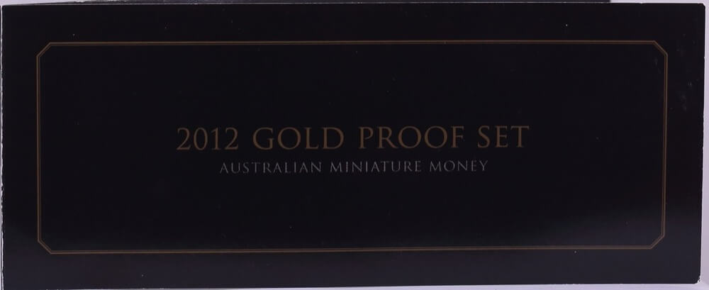 2012 Gold Proof Coin Set Miniature Money product image