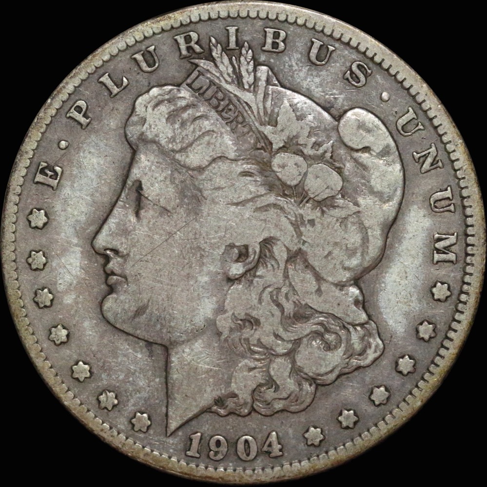 United States 1904-S Silver Morgan Dollar Fine product image