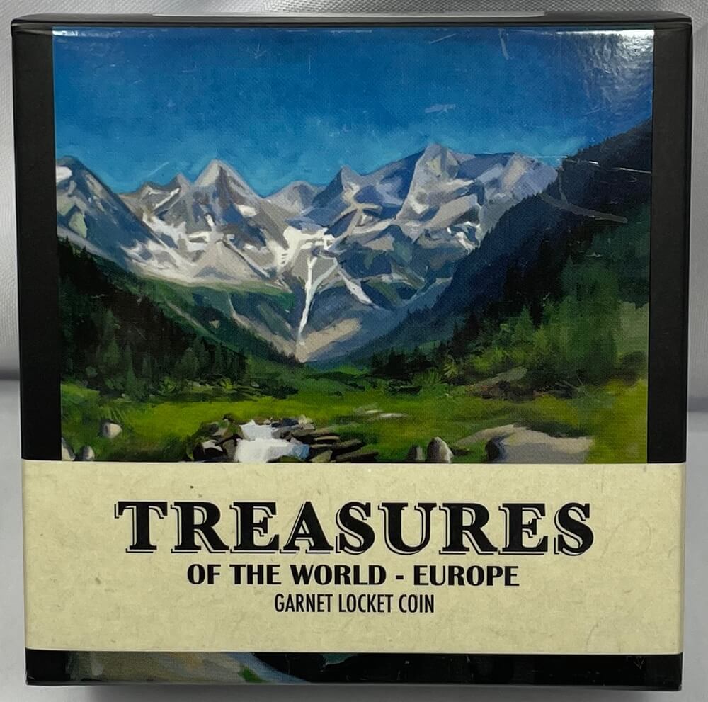 2013 Silver 1oz Proof Coin Treasures of the World - Europe Garnet product image