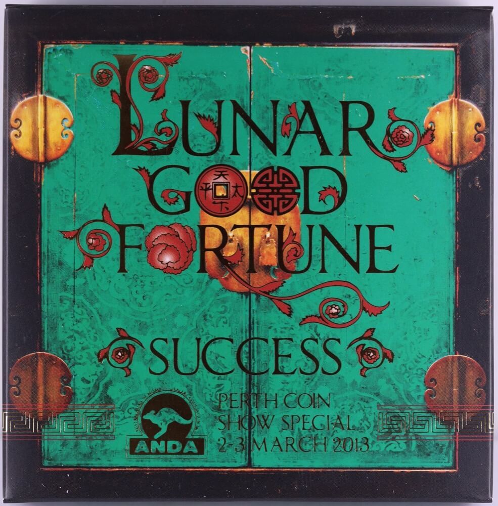Tuvalu 2013 Silver 1 oz Proof Lunar Good Fortune Success product image