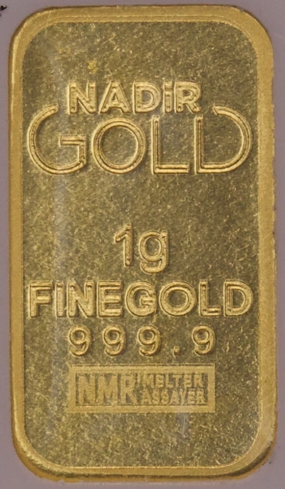 Nadir Fine Gold 1 gram Minted Ingot Gold Pebble Series product image