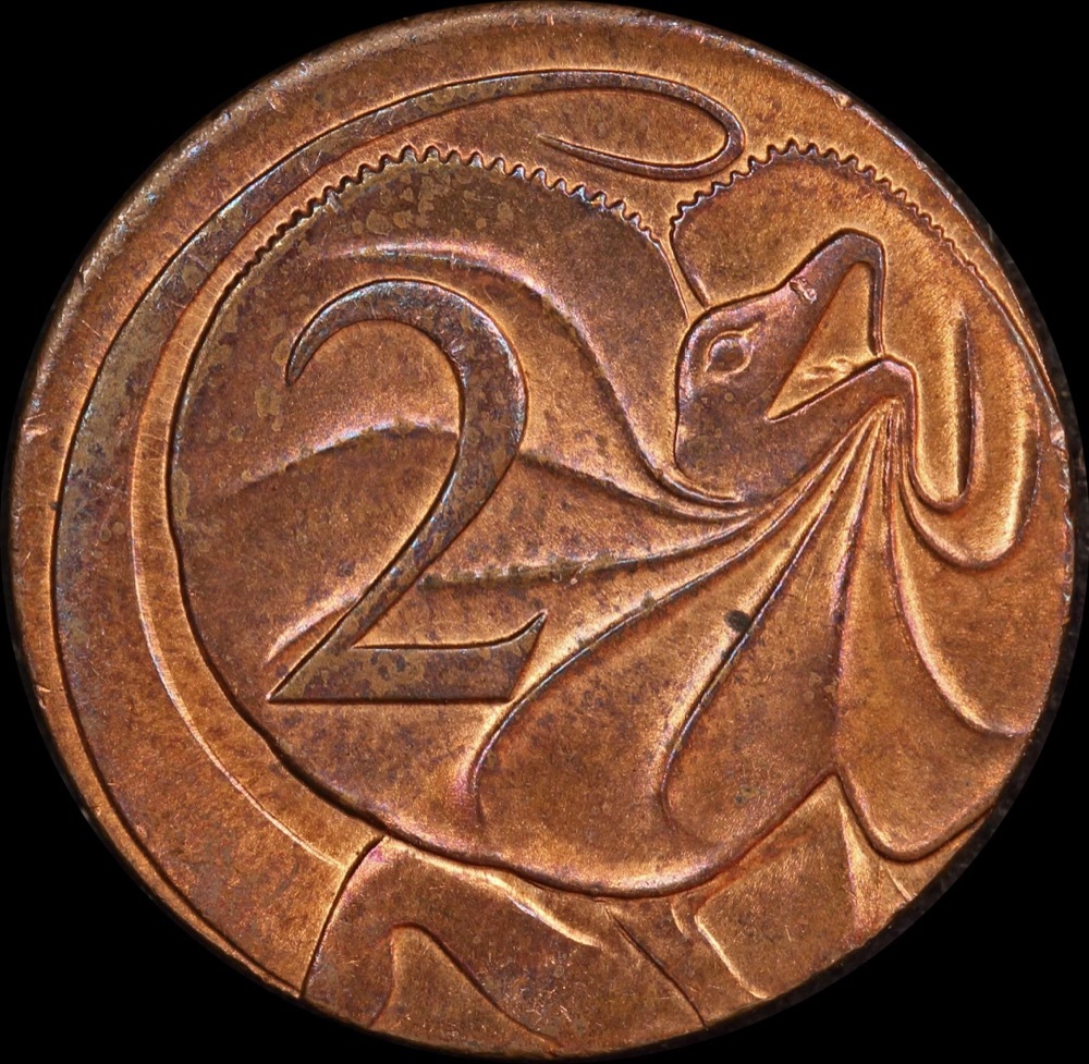 Two Cent Error Coin (Struck On One Cent Planchet) PCGS MS64RB product image
