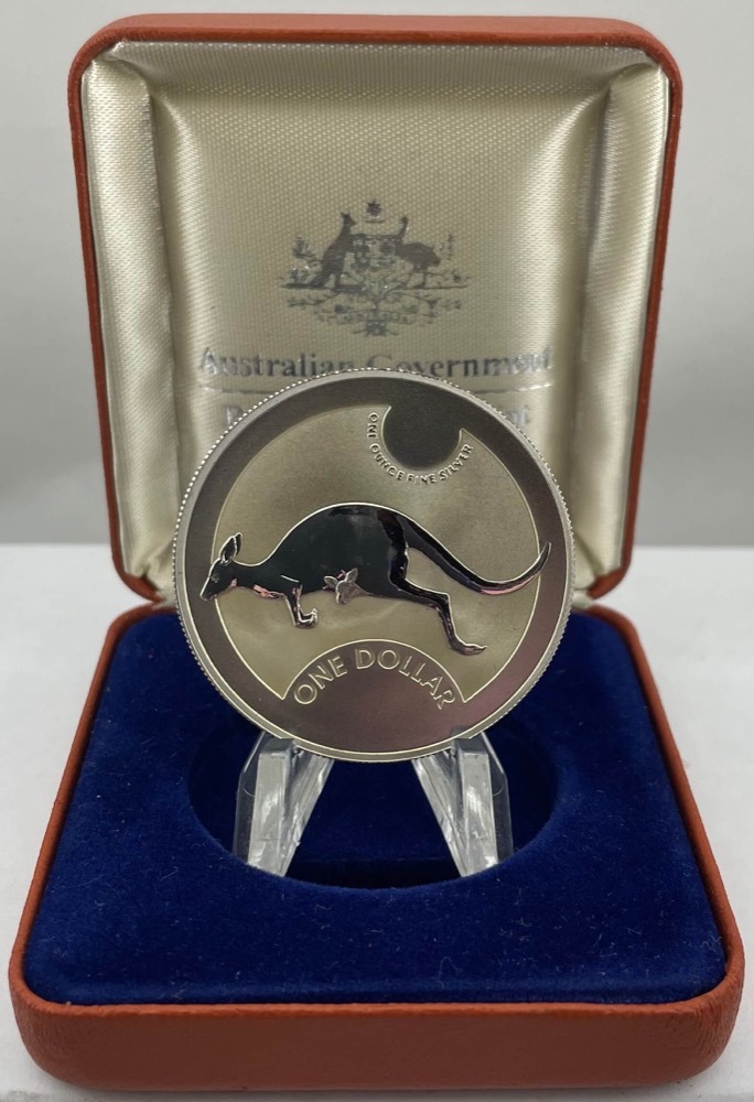 2006 One Dollar Silver Kangaroo Unc Coin In Box Spirit of Australia product image