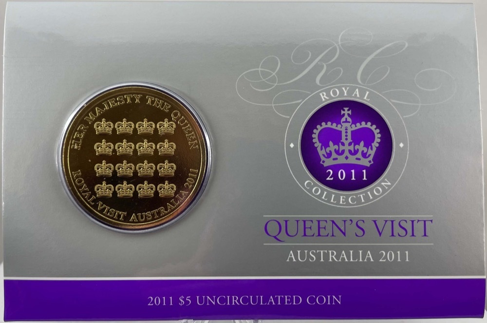 Australia 2011 5 Dollar Unc Queen's Visit product image