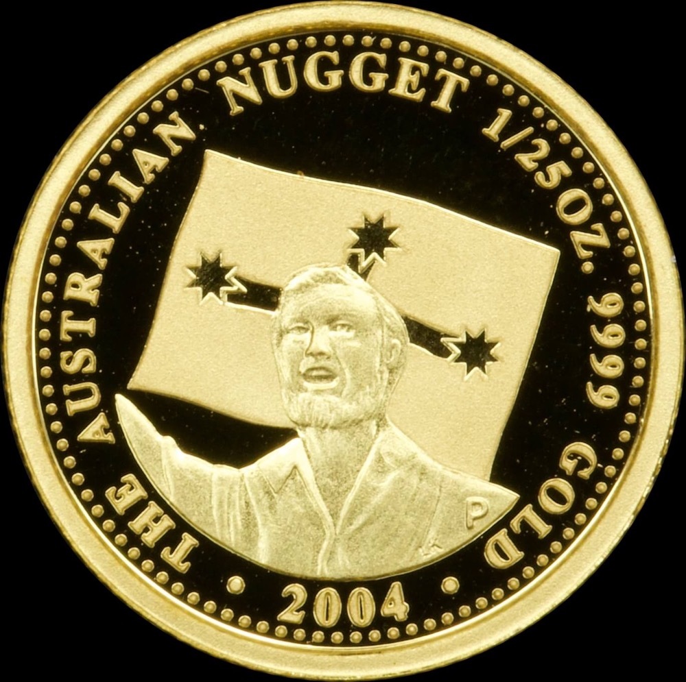 2004 Gold 4 Dollar 1/25 oz Proof Coin Eureka Stockade product image