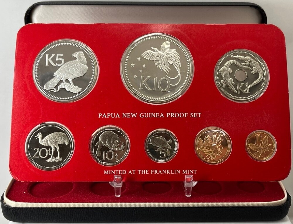 Papua New Guinea 1976 Proof Coin Set KM# PS2 product image