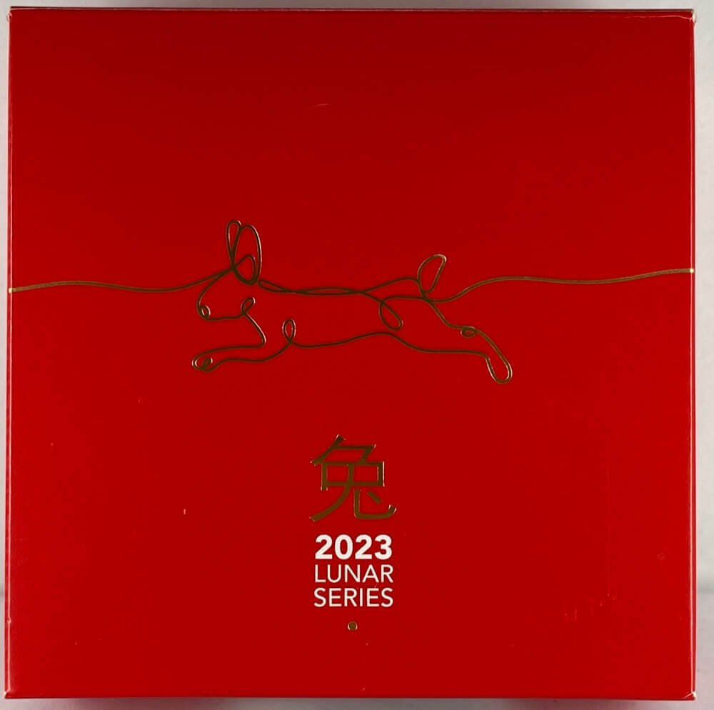 2023 Silver 5 Dollar Domed Proof Coin Lunar Rabbit product image