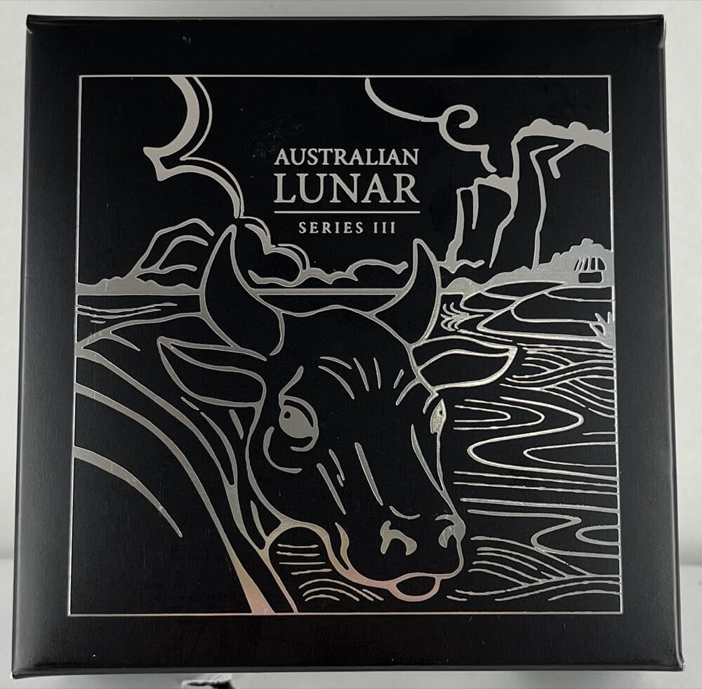 2021 Silver 1oz Gilded Coin Lunar Ox product image