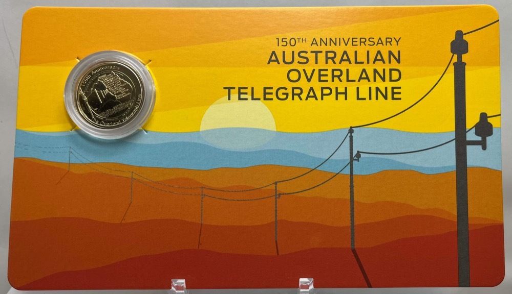 2022 Carded 1 Dollar Coin Overland Telegraph product image