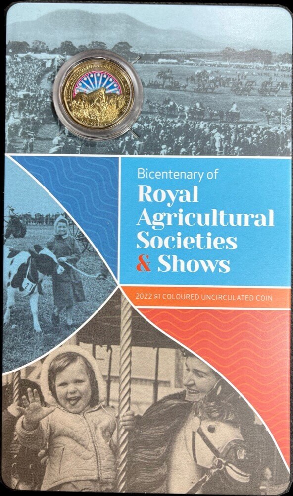 2022 Carded 1 Dollar Coin Royal Agricultural Societies and Shows product image
