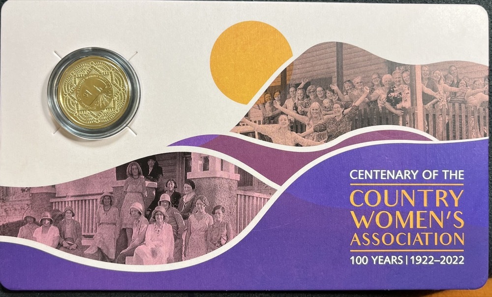 2022 Carded 1 Dollar Coin Country Women's Association product image