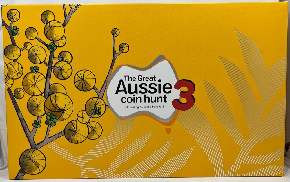 2022 Set of 26 1 Dollar Silver Proof Coins Great Aussie Coin Hunt #3 product image