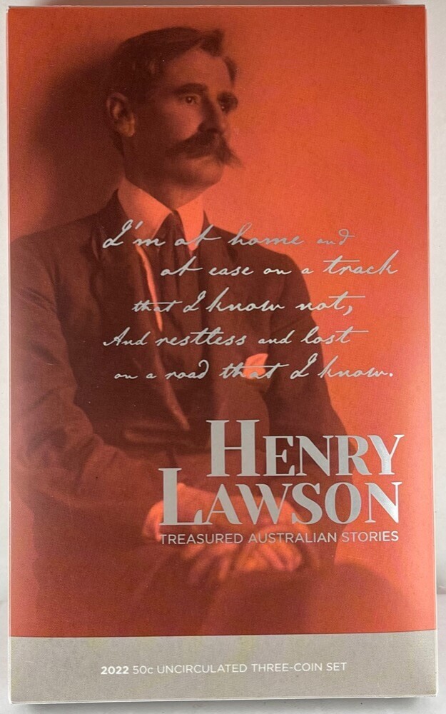 2022 50c 3 Coin Set Henry Lawson Australian Stories product image