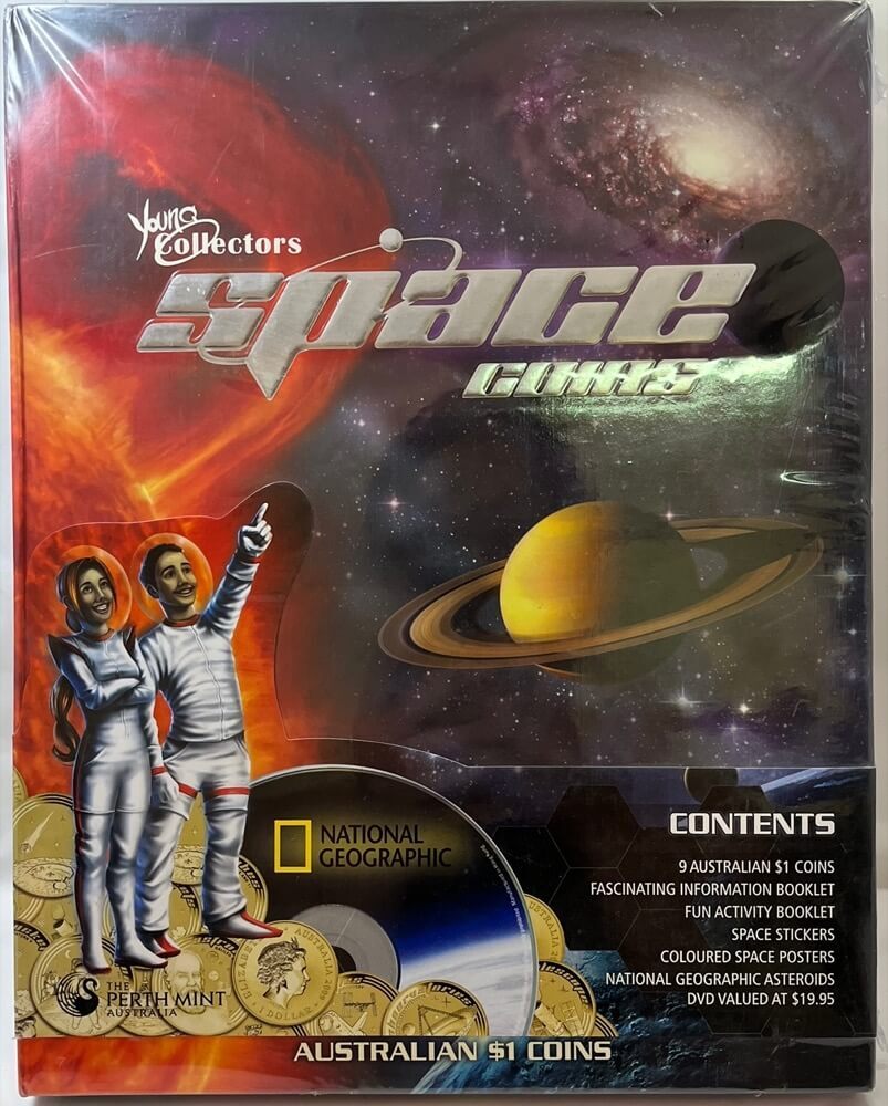 2009 1 Dollar 9 Coin Set Young Collectors - Space product image