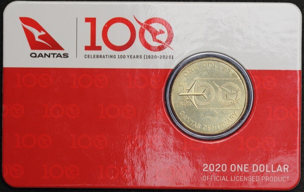 2020 1 Dollar Unc Coin 100 Years of Qantas product image