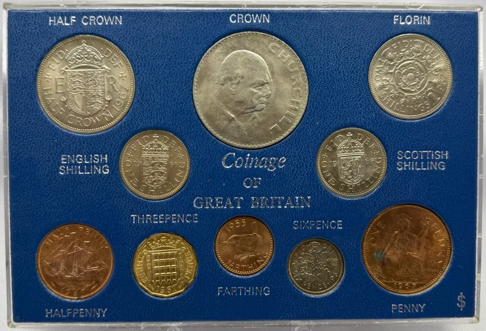 Coinage of Great Britain 1967 10 Coin Set product image