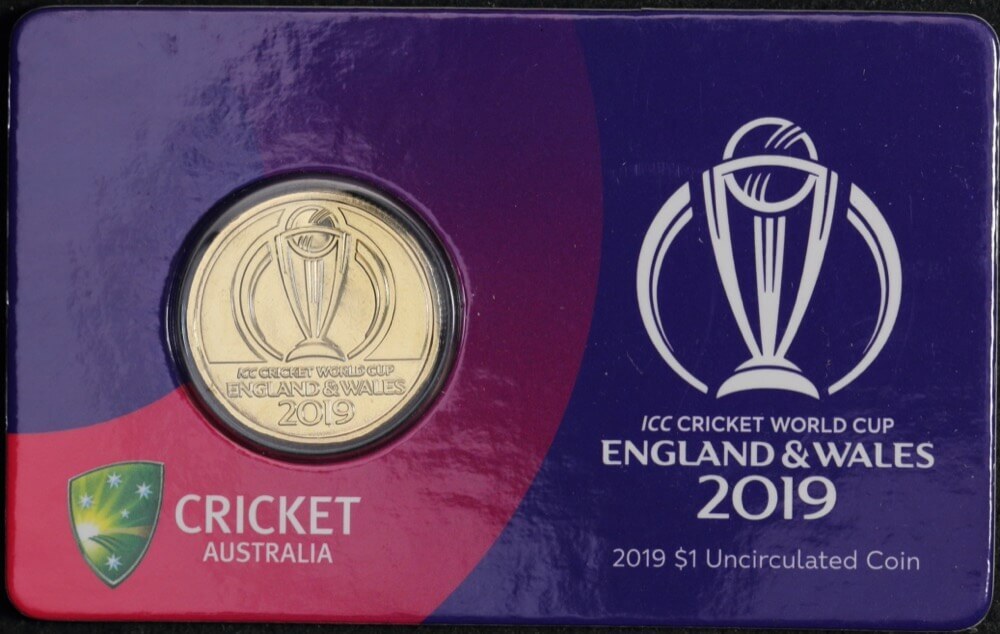 2019 $1 Unc Coin Cricket World Cup product image