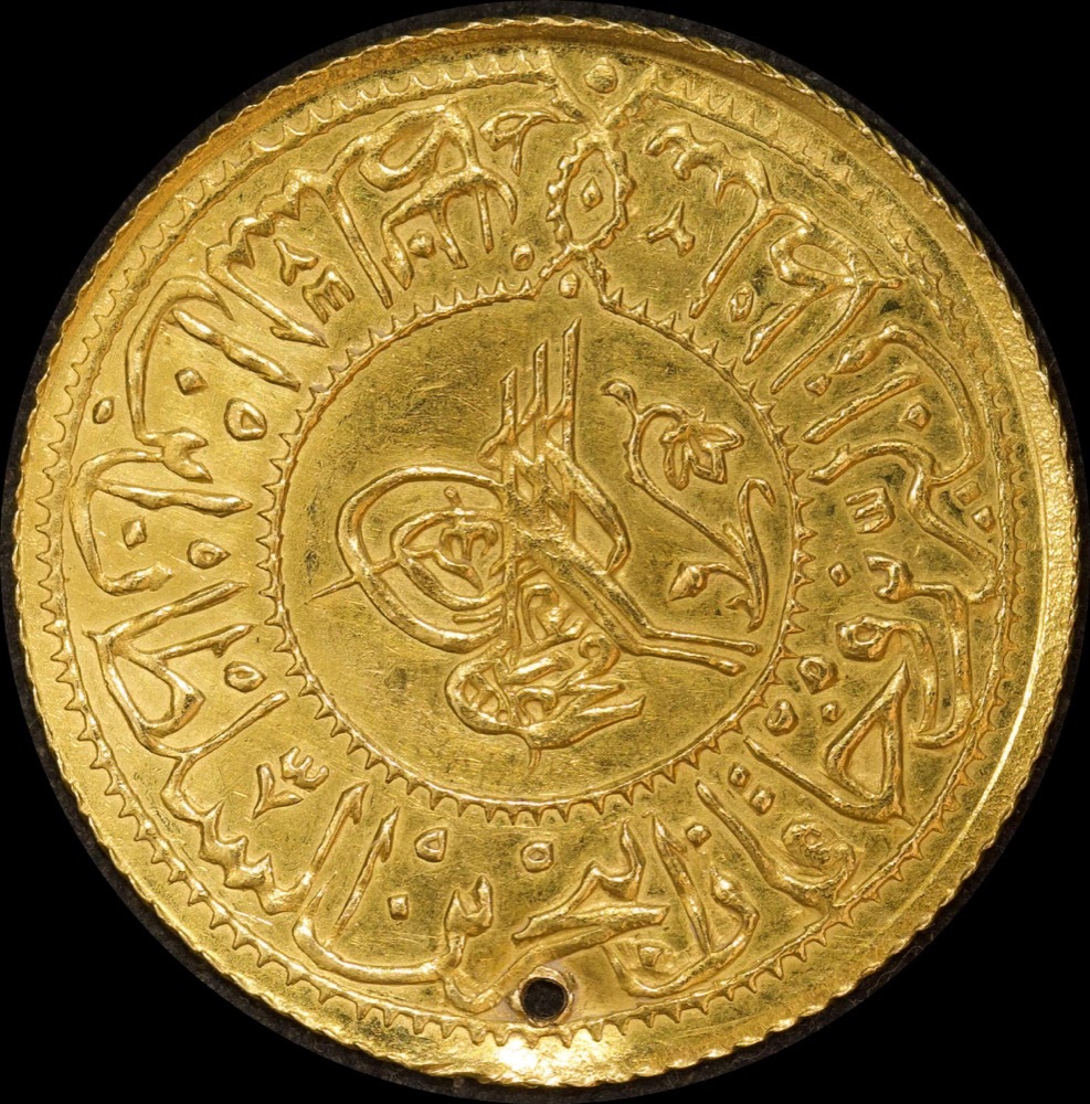 Turkey 1223/9 (1816) Gold 2 Rumi Altin KM# 614 good EF product image