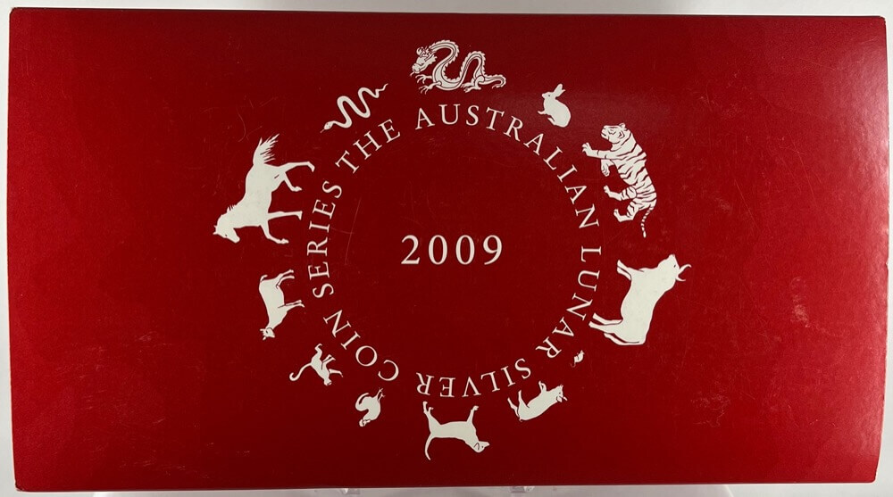 2009 Silver Three Coin Proof Set Year of the Ox Australian Lunar Series I product image