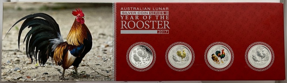 2017 Silver 4 Coin Type Set Year of the Rooster product image