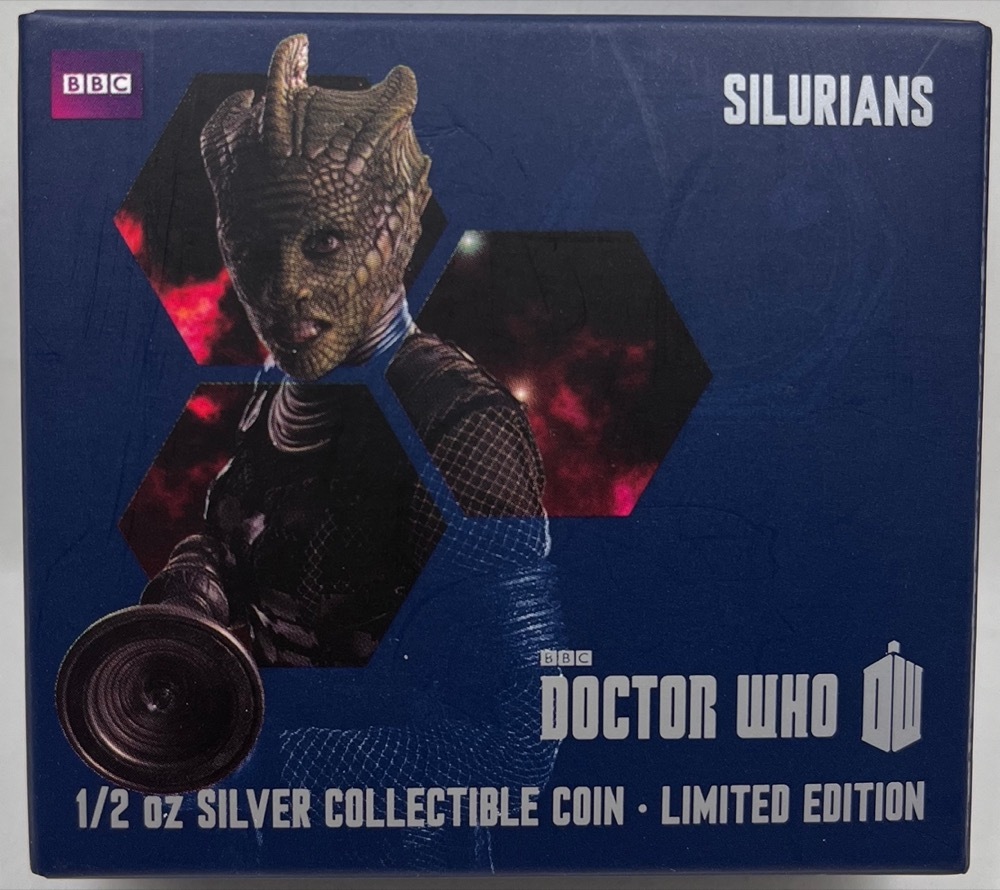 Niue 2014 Silver $1Proof Coin Dr Who - Silurians product image
