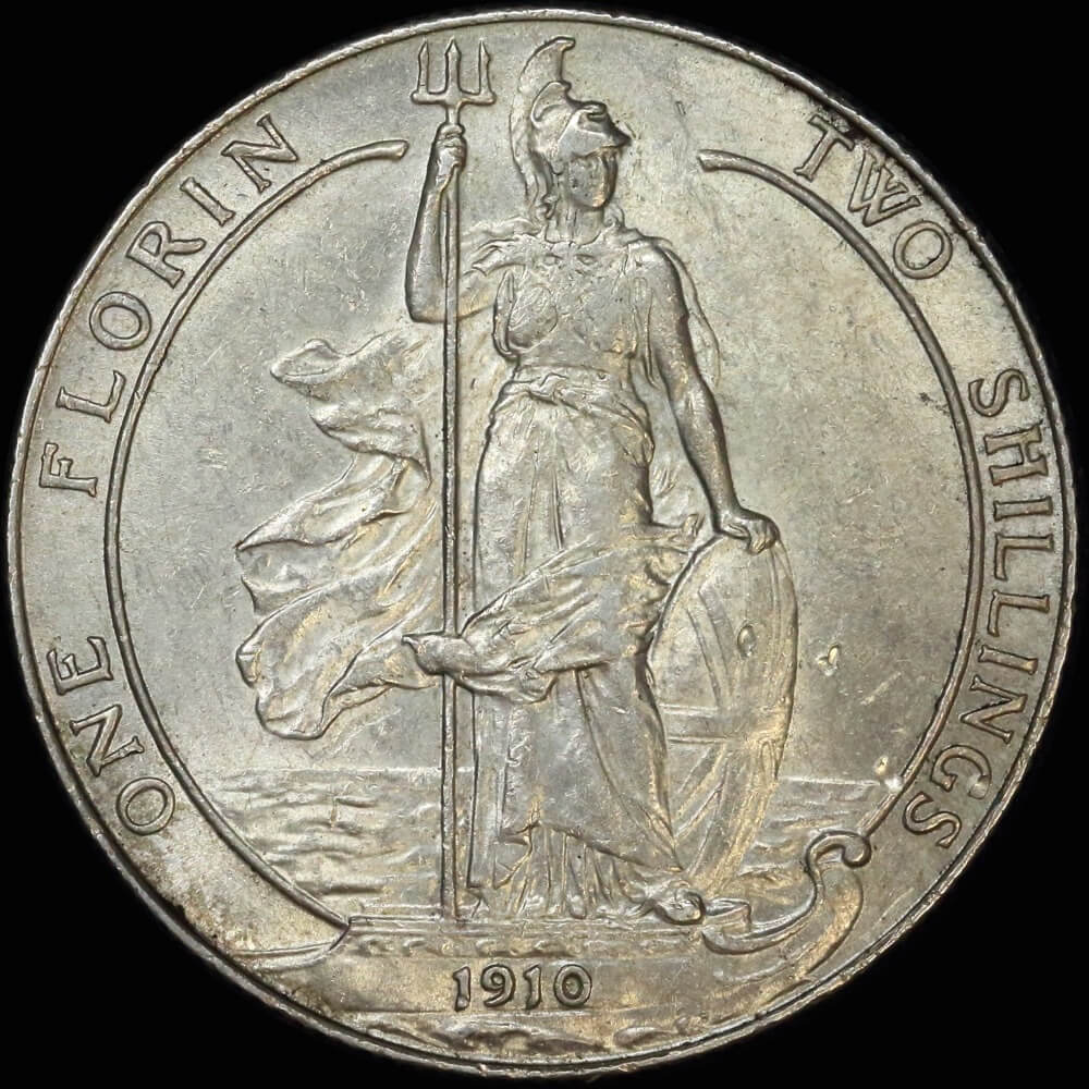 1910 Silver Florin Edward VII S#3981 PCGS MS62 product image